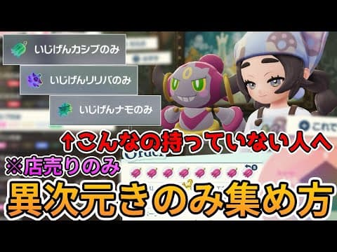 【店売りのみ・リセマラ不要】誰でもできる異次元きのみ集め用ドーナツの作り方！！【ポケモンZA】