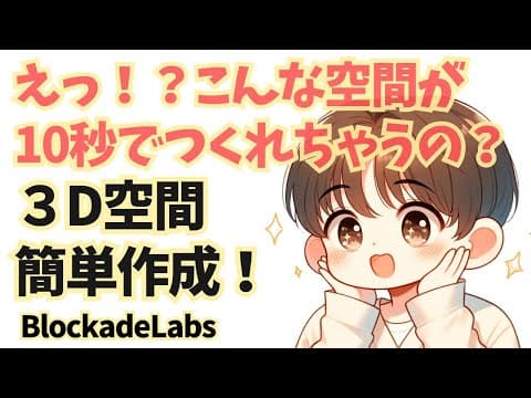 【無料！】3D-AIで360°見渡せる背景画像をわずか10秒で生成！「Blockade Labs（Skybox Labs）」の使い方
