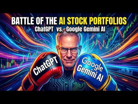 Google Gemini AI Vs. ChatGPT:  Their top AI stock picks for 2026