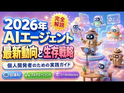 2026AIエージェント最新動向と生存戦略 個人開発者のための実践ガイド