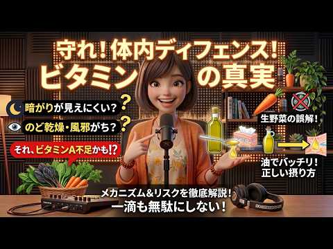 【知らなきゃ損】瞳とお肌の潤いを守るために。知っておきたいビタミンAの正しい取り入れ方と過剰リスク
