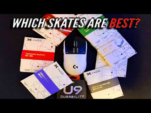 I Tested Every X-Raypad Mouse Skate (Jade vs Obsidian vs U9)