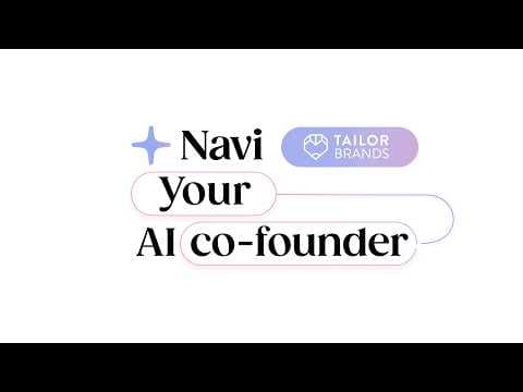 Navi AI by Tailor Brands Your AI Co-Founder