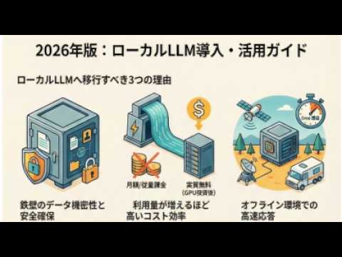 【2026年最新】無料で自分だけのAIを作る！ローカルLLM超入門ガイド【Ollama / LM Studio / AnythingLLM】