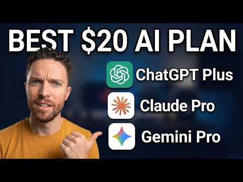 ChatGPT Plus vs Claude Pro vs Gemini Pro: The Best $20 AI Plan