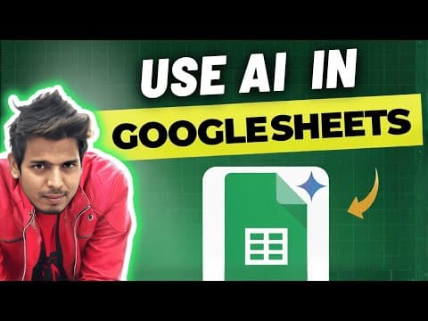 How to Use Ai in Google Sheet &amp; Excel - SheetxAi Review &amp; Tutorial