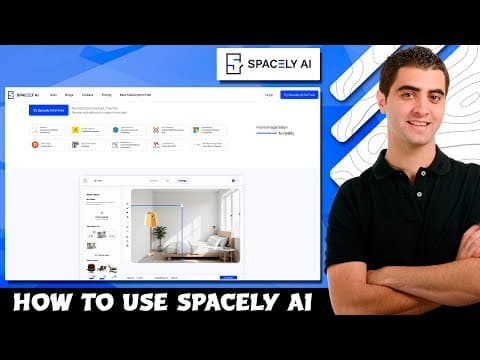 How To Use Spacely Ai - Tutorial For Beginners | Best Tool For Interior Design (Review)