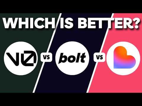 V0 By Vercel Vs. Bolt.new Vs. Lovable.dev | Which Is Better In 2026?