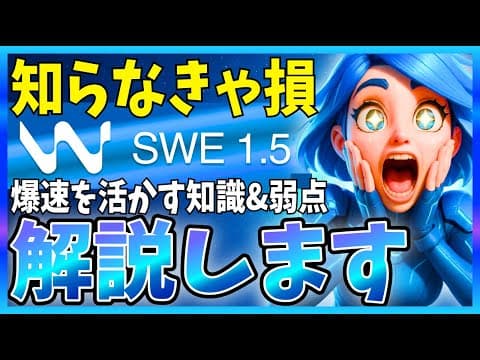今最も熱いWindsurfの『SWE1.5』は確かに強烈ですが、注意点も有！実際に使っていく上での知識を解説