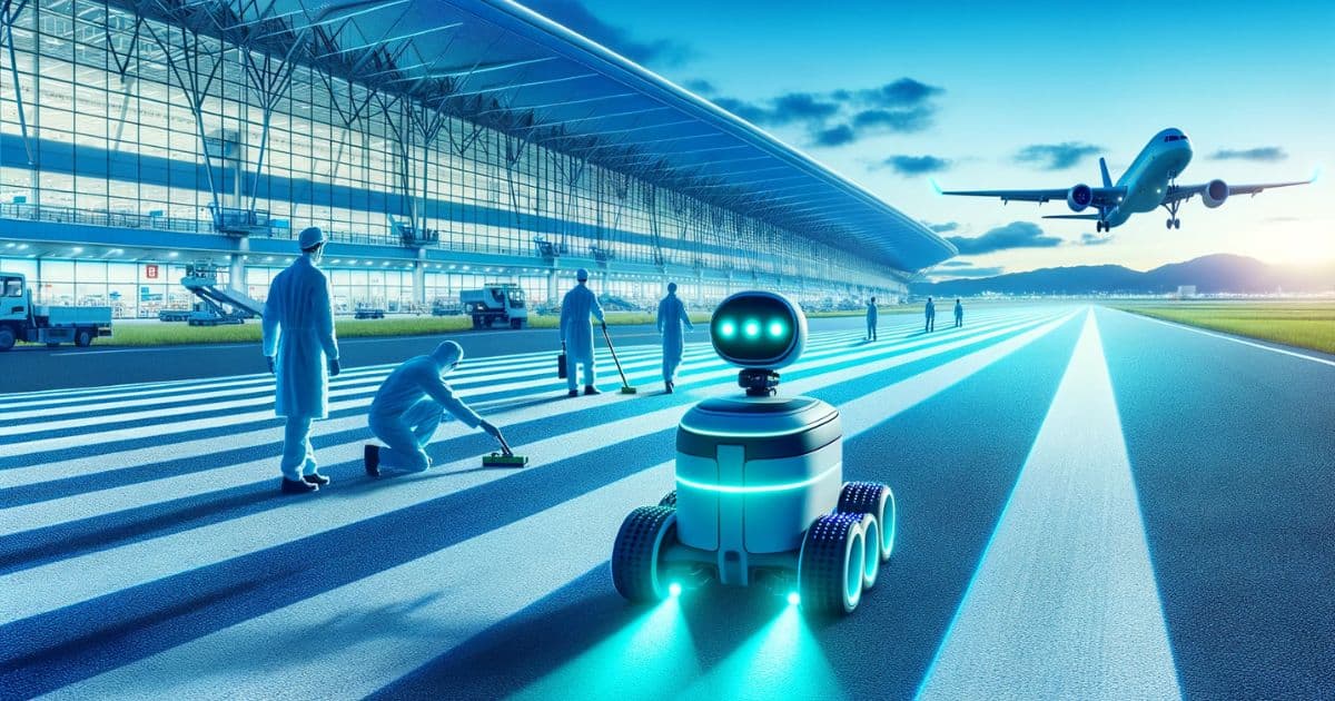 南紀白浜空港、AI技術を駆使して滑走路検査の新たな取り組みを開始