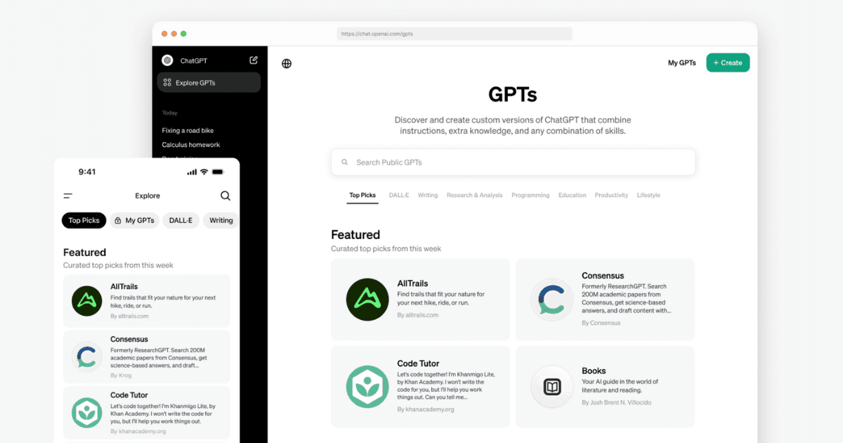OpenAIの革新的なGPT Storeの開始:カスタマイズされたAI体験の新時代