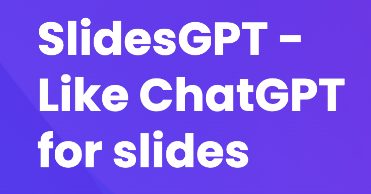 SlidesGPT