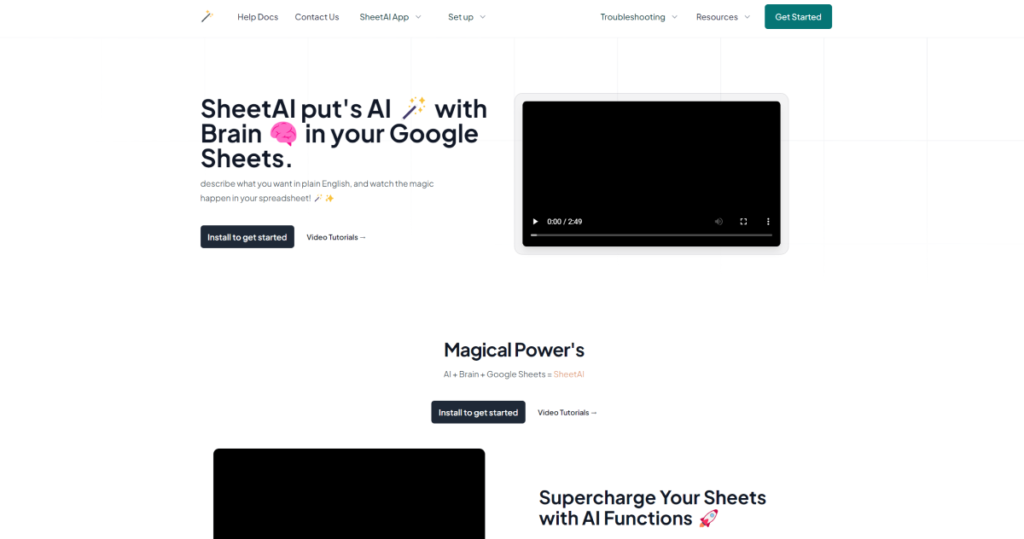 【2024最新】SheetAI.appとは？特徴や使い方、料金まで解説！ 日本最大の生成AIデータベース「AIツールギャラリー」